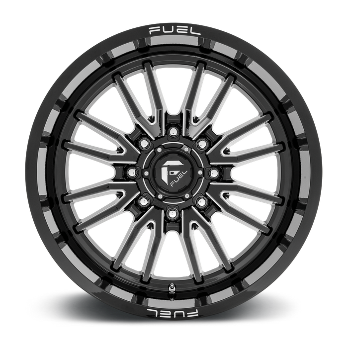 Fuel 1PC D761 CLASH 22X12 -44 8X180/8X7.1 Gloss Black Milled