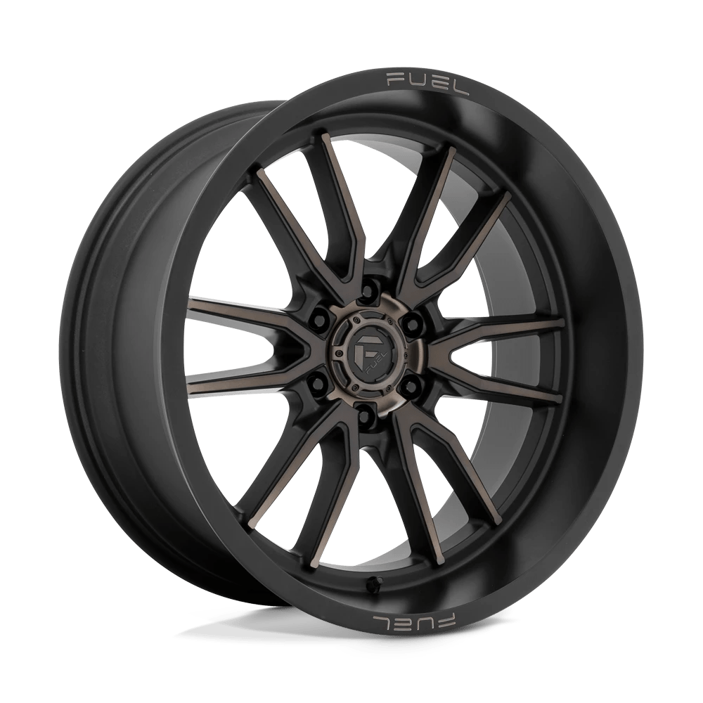 Fuel 1PC D762 CLASH 22X10 -18 6X139.7/6X5.5 Matte Black Double Dark Tint