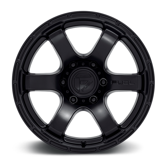 Fuel 1PC D766 RUSH 17X9 1 6X139.7/6X5.5 SATIN BLACK