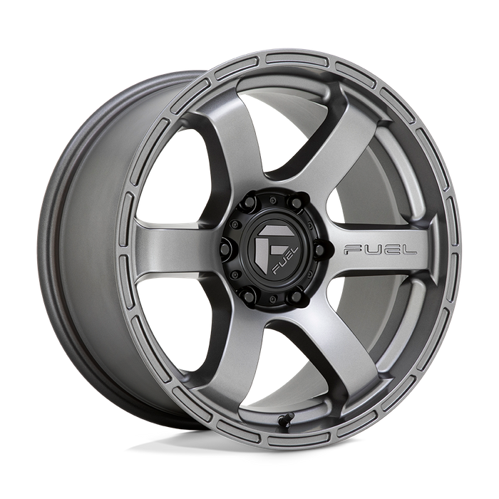 Fuel 1PC D767 RUSH 18X9 20 6X120/6X120 Matte Gun Metal