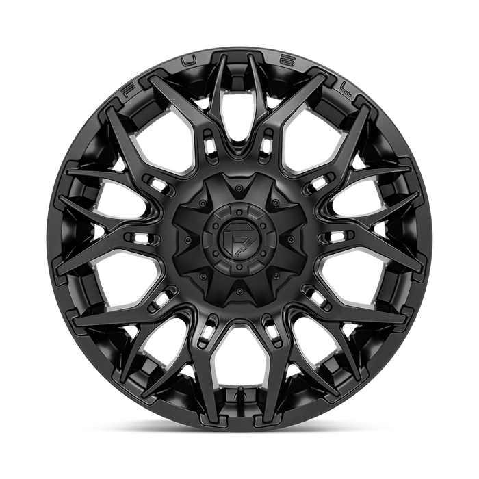 Fuel 1PC D772 TWITCH 20X9 1 8X165.1/8X6.5 Blackout