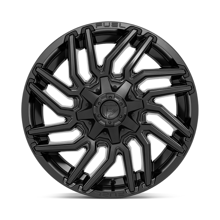 Fuel 1PC D775 TYPHOON 20X10 -18 5X114.3/5X127/5X4.5/5.0 Matte Black