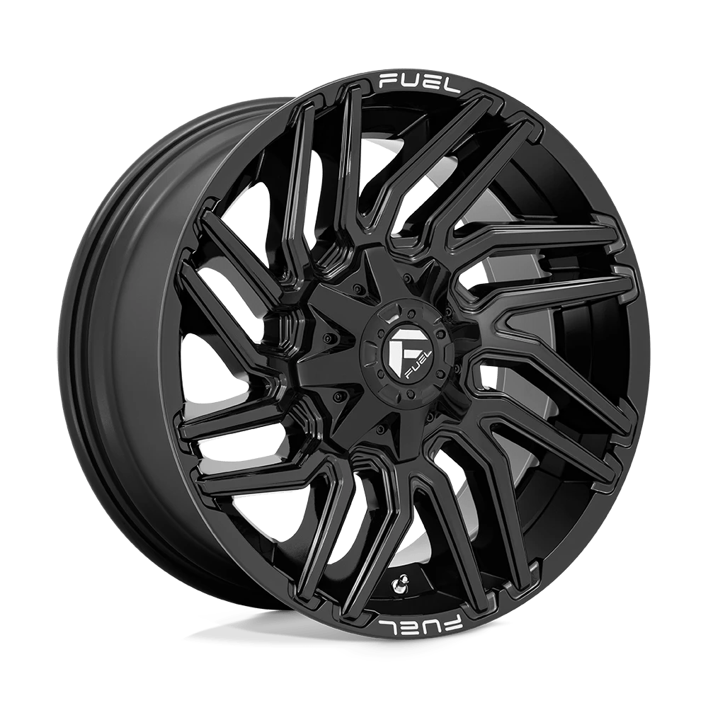 Fuel 1PC D776 TYPHOON 20X9 1 5X114.3/5X127/5X4.5/5.0 Gloss Black
