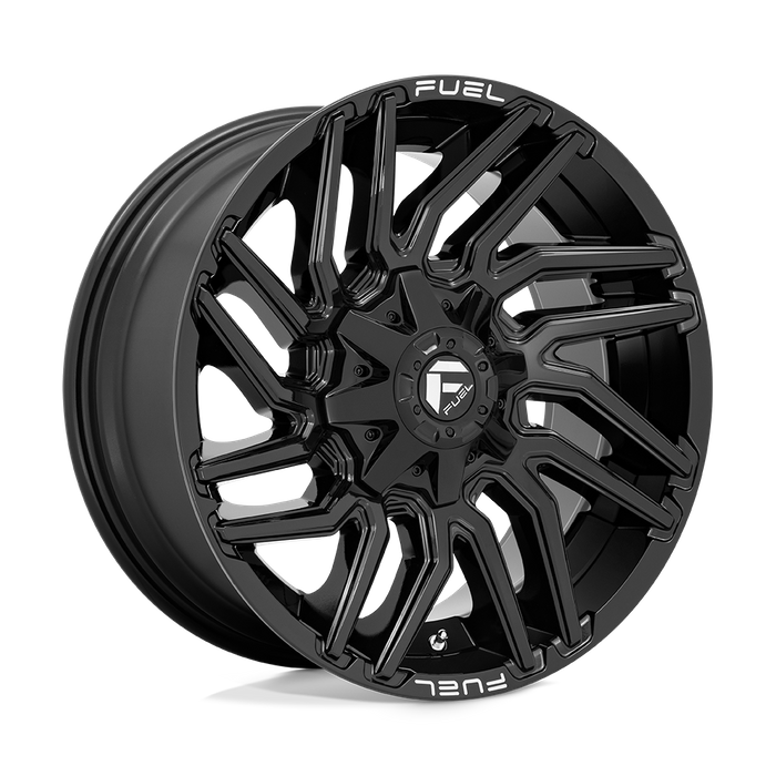 Fuel 1PC D776 TYPHOON 20X9 1 5X114.3/5X127/5X4.5/5.0 Gloss Black