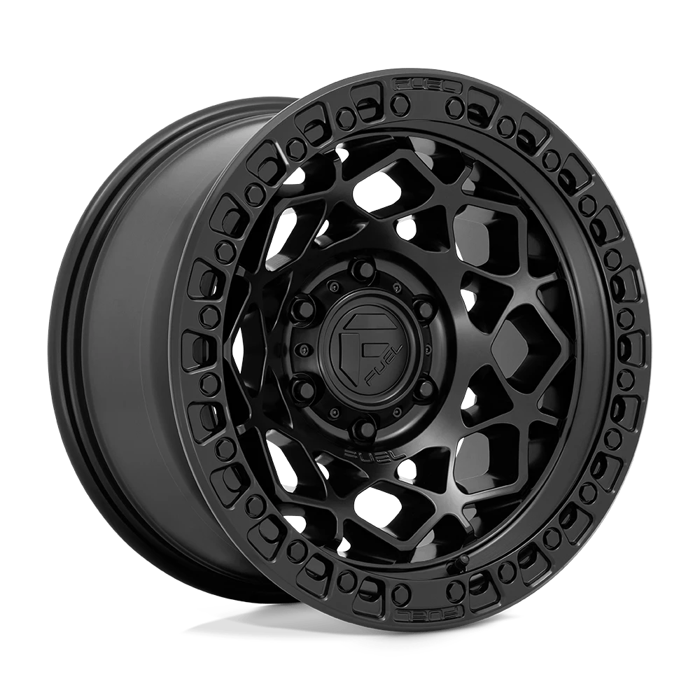 Fuel 1PC D786 UNIT 17X9 1 5X127/5X5.0 Matte Black With Matte Black Ring
