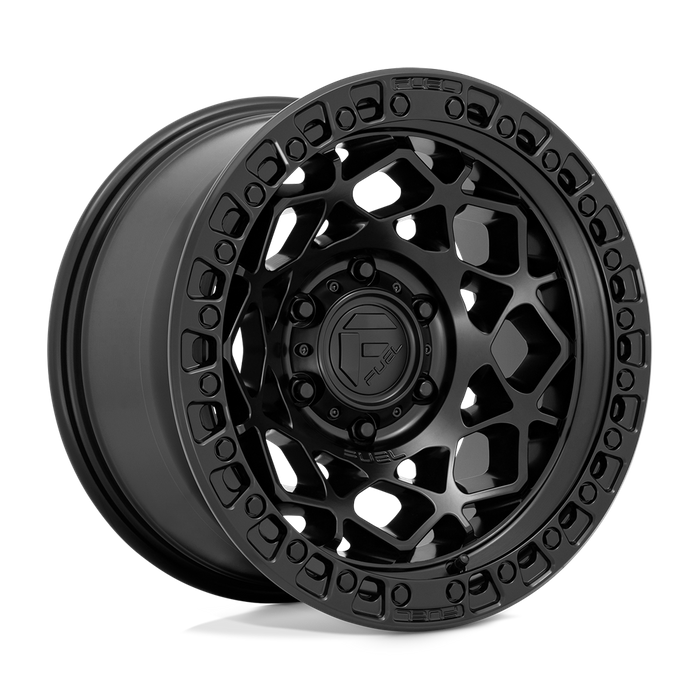 Fuel 1PC D786 UNIT 17X9 -12 5X127/5X5.0 Matte Black With Matte Black Ring