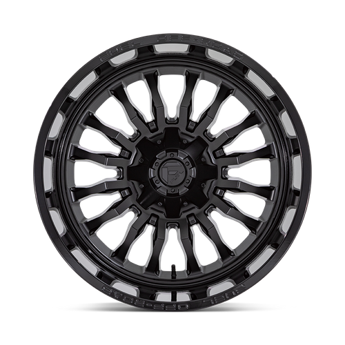 Fuel 1PC D796 ARC 22X12 -44 8X180/8X7.1 MATTE BLACK WITH GLOSS BLACK LIP