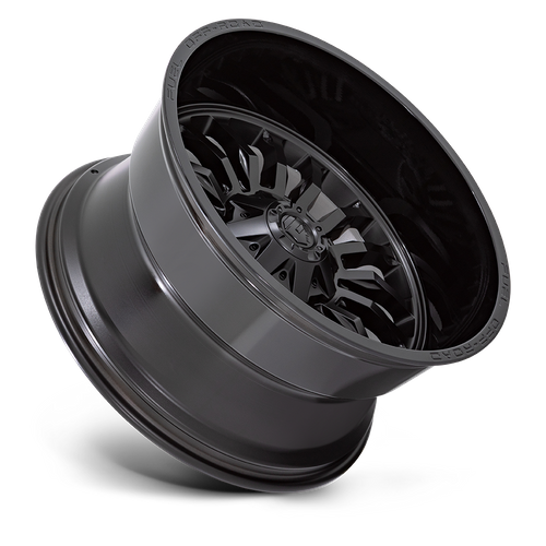 Fuel 1PC D796 ARC 22X12 -44 8X170/8X6.7 MATTE BLACK WITH GLOSS BLACK LIP