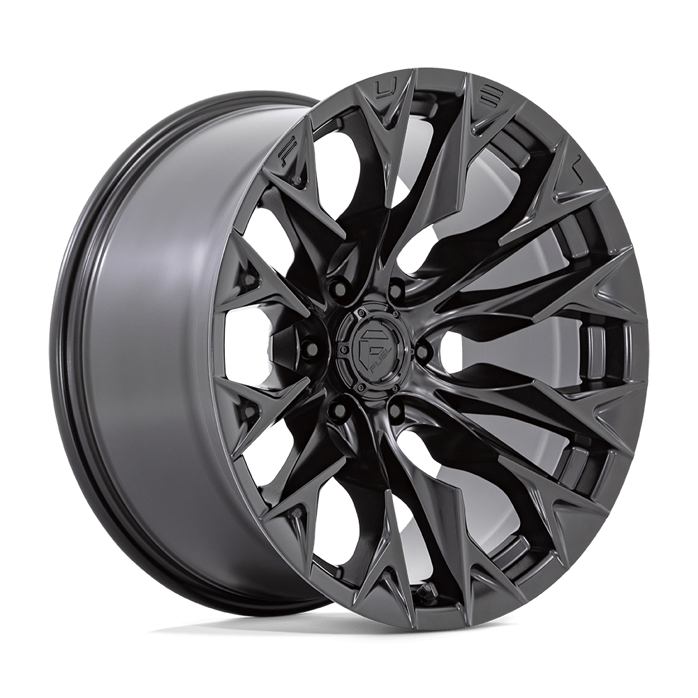 FUEL 1PC D804 FLAME 20X10 -18 8X165.1 BLACKOUT