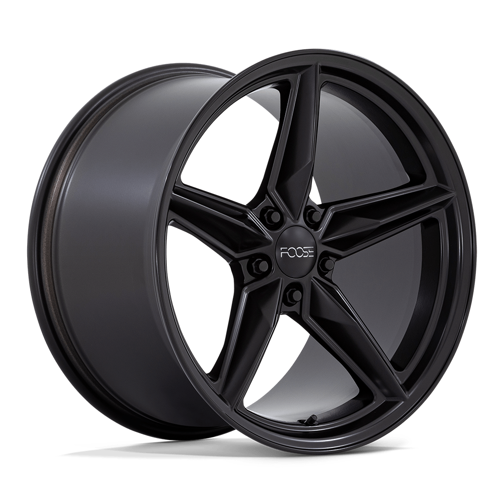 FOOSE 1PC F175 CF8 19X9.5 17 5X120/5X4.72 MATTE BLACK