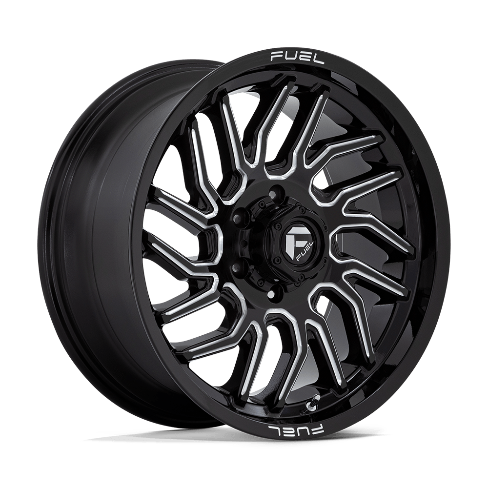 FUEL 1PC D807 HURRICANE 20X9 20 6X139.7 GLOSS BLACK MILLED