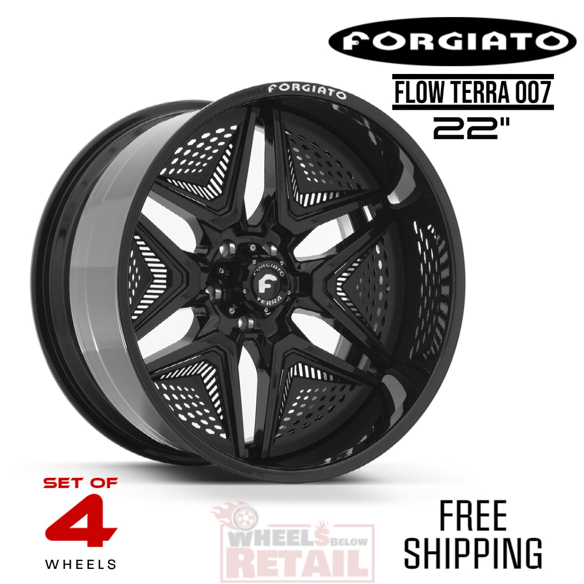FORGIATO FLOW TERRA 007 22-INCH PACKAGE FOR CHEVROLET 1500