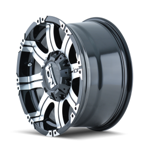 ION 187 17X9 -12 6x135/6x139.7 BLACK/MACHINED