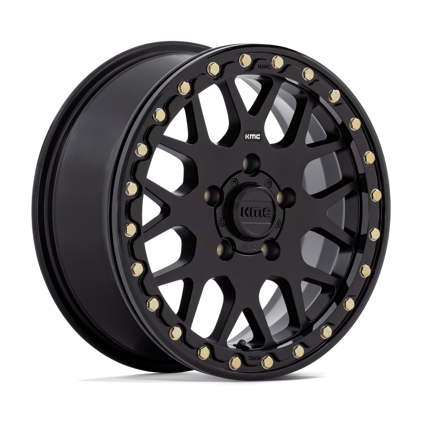 KMC POWERSPORTS KS235 GRENADE BEADLOCK 15X6 38 5X114.3 SATIN BLACK