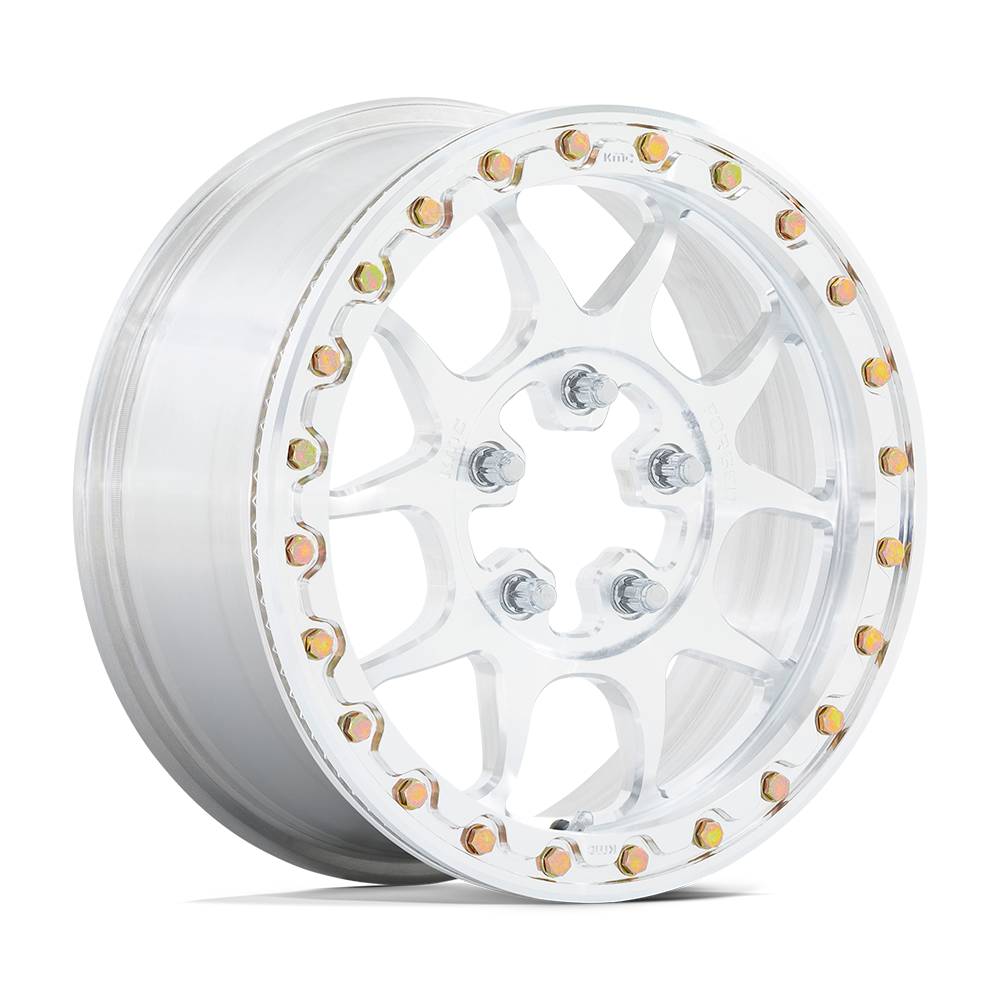 KMC POWERSPORTS KS437 TORO FORGED BEADLOCK 15X6 38 5X114.3 RAW MACHINED FORGED