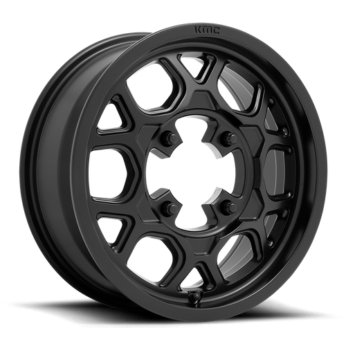 KMC Powersports KS133 MESA LITE 15X6 38 4X137/4X137 Satin Black