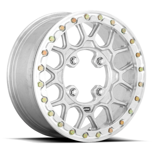 KMC Powersports KS435 GRENADE BEADLOCK FORGED 15X6 38 4X137/4X137 Raw Machined Forged