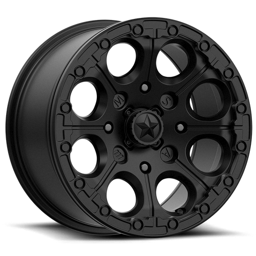 MSA Offroad Wheels M44 CANNON BEADLOCK 14X7 10 4X156/4X156 Satin Black