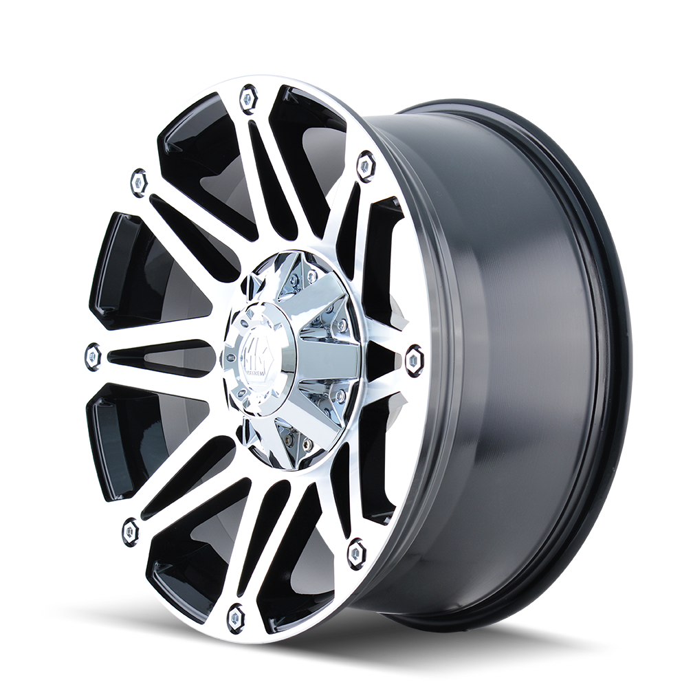 Mayhem 8010 Riot 17x8 10 5x127(5x5) Black and Machined