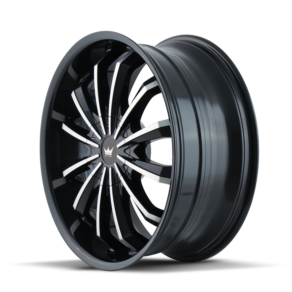 MAZZI FUSION 341 22X9.5 35 5x114.3/5x120 BLACK/MACHINED
