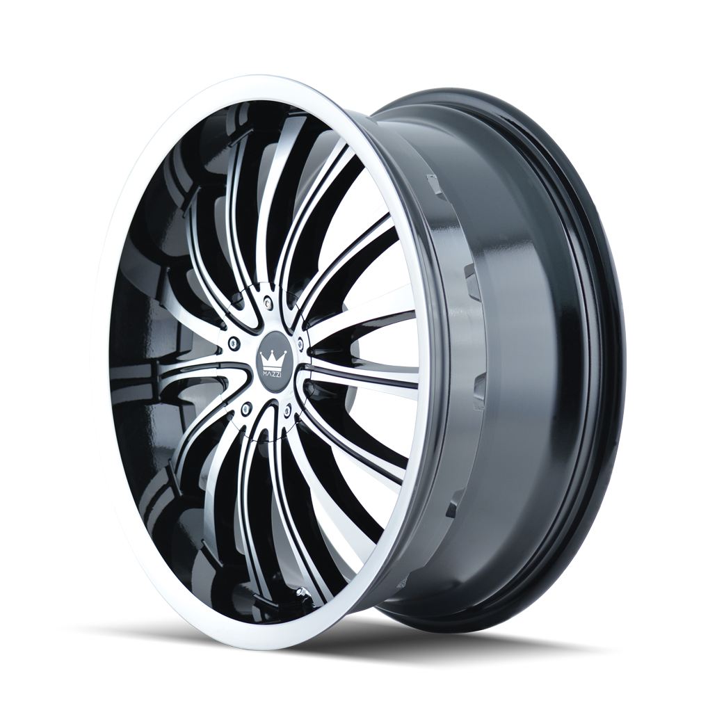 MAZZI HYPE 351 18X7.5 40 5x112/5x120 BLACK/MACHINED