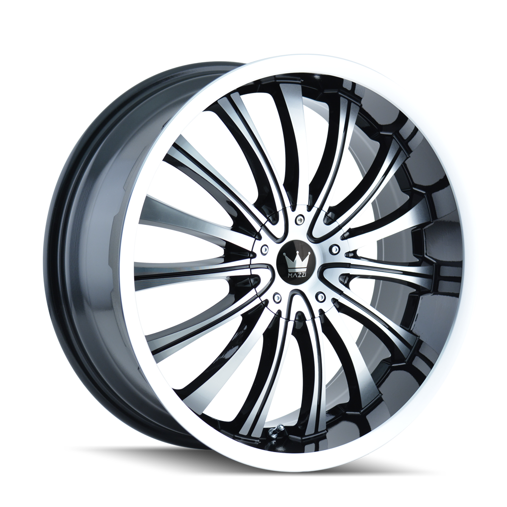 MAZZI HYPE 351 18X7.5 40 5x100/5x114.3 BLACK/MACHINED