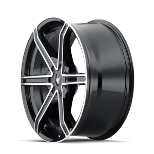 MAZZI STILTS 371 22X9.5 18 5x115/5x139.7 BLACK/MACHINED