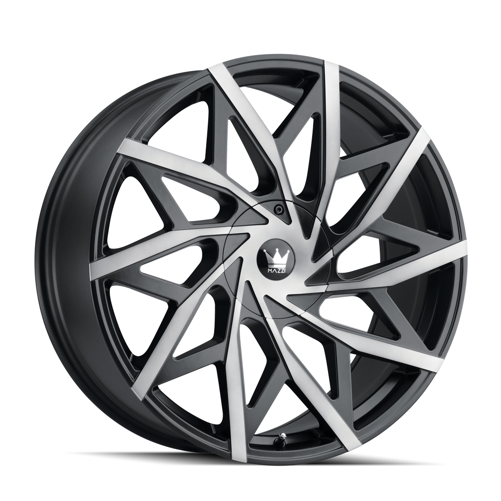 MAZZI BIG EASY 372 22X9.5 18 5x115/5x139.7 MATTE BLACK W/DARK TINT
