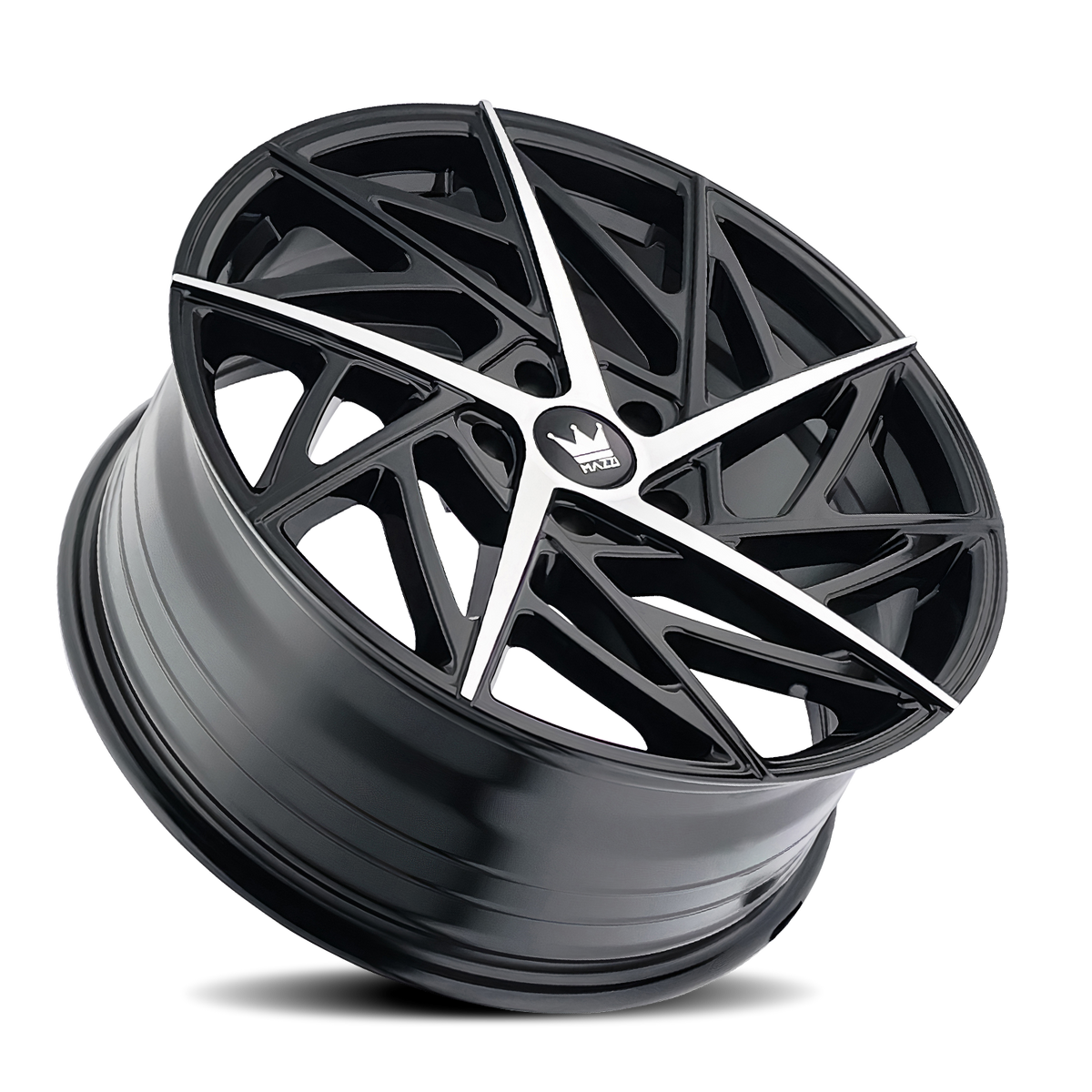 MAZZI FREESTYLE 20x8.5 35 5x114.3 GLOSS BLACK/MACHINED