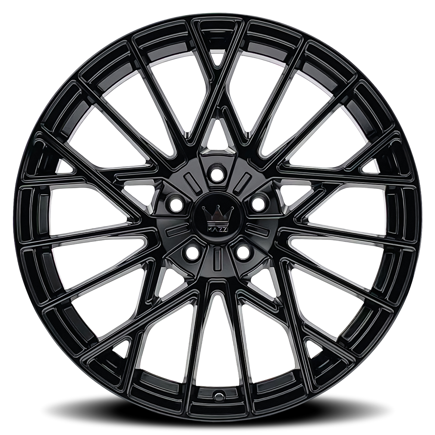 MAZZI JINX 18x8 40 5x112 GLOSS BLACK