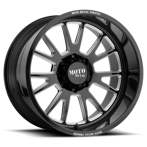 Moto Metal MO401 20X14 -76 BLANK/BLANK Gloss Black Milled