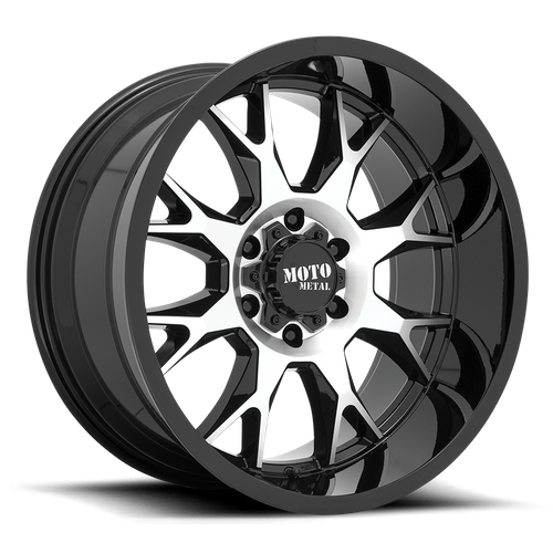 Moto Metal MO806 22X12 -44 8X170/8X6.7 Gloss Black Machined