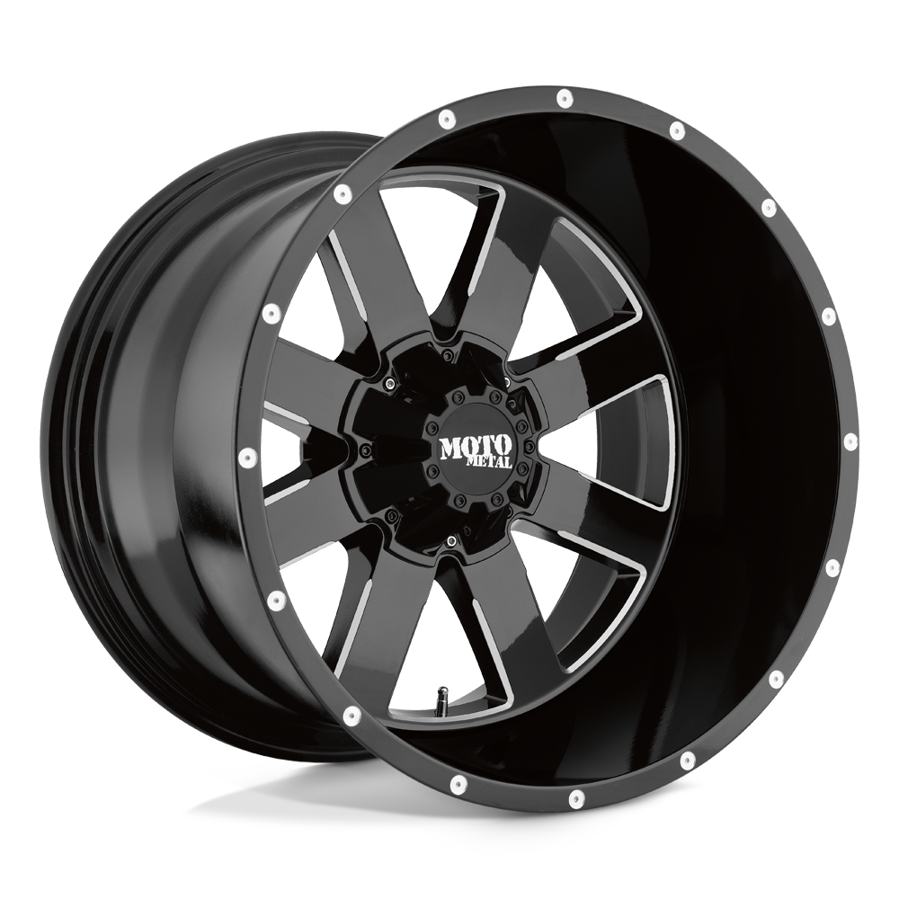MOTO METAL MO962 22X14 -76 5X127/5X139.7 GLOSS BLACK MILLED