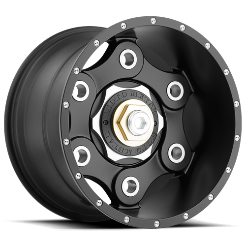 Moto Metal MO977 LINK 17X9 18 BLANK/BLANK Satin Black