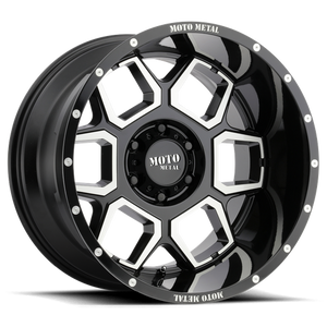 Moto Metal MO981 SPADE 20X10 -24 8X165.1/8X6.5 Gloss Black Machined