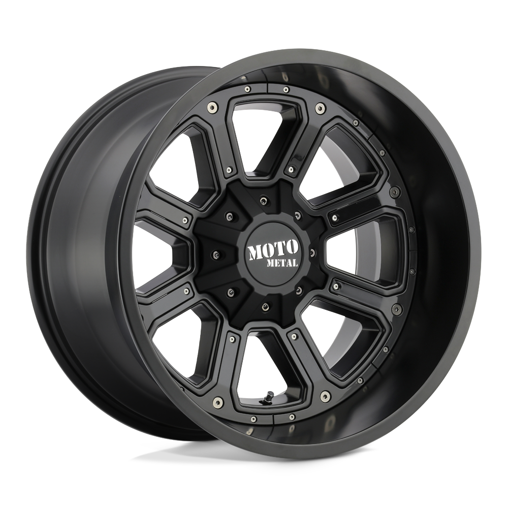 MOTO METAL MO984 SHIFT 20X12 -44 6X135/6X139.7 MATTE BLACK GLOSS BLACK INSERTS