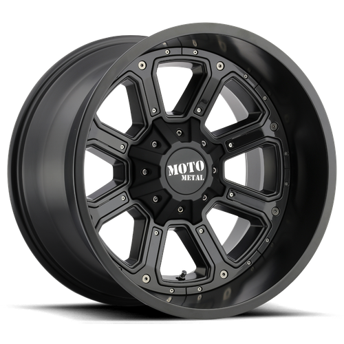 Moto Metal MO984 SHIFT 18X9 18 6X114.3/6X4.5 Matte Black Gloss Black Inserts