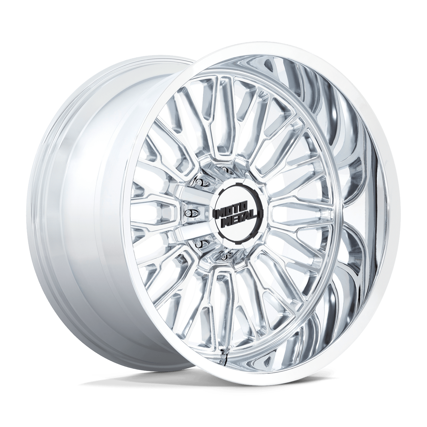 MOTO METAL MO809 STINGER 20X10 -18 BLANK CHROME