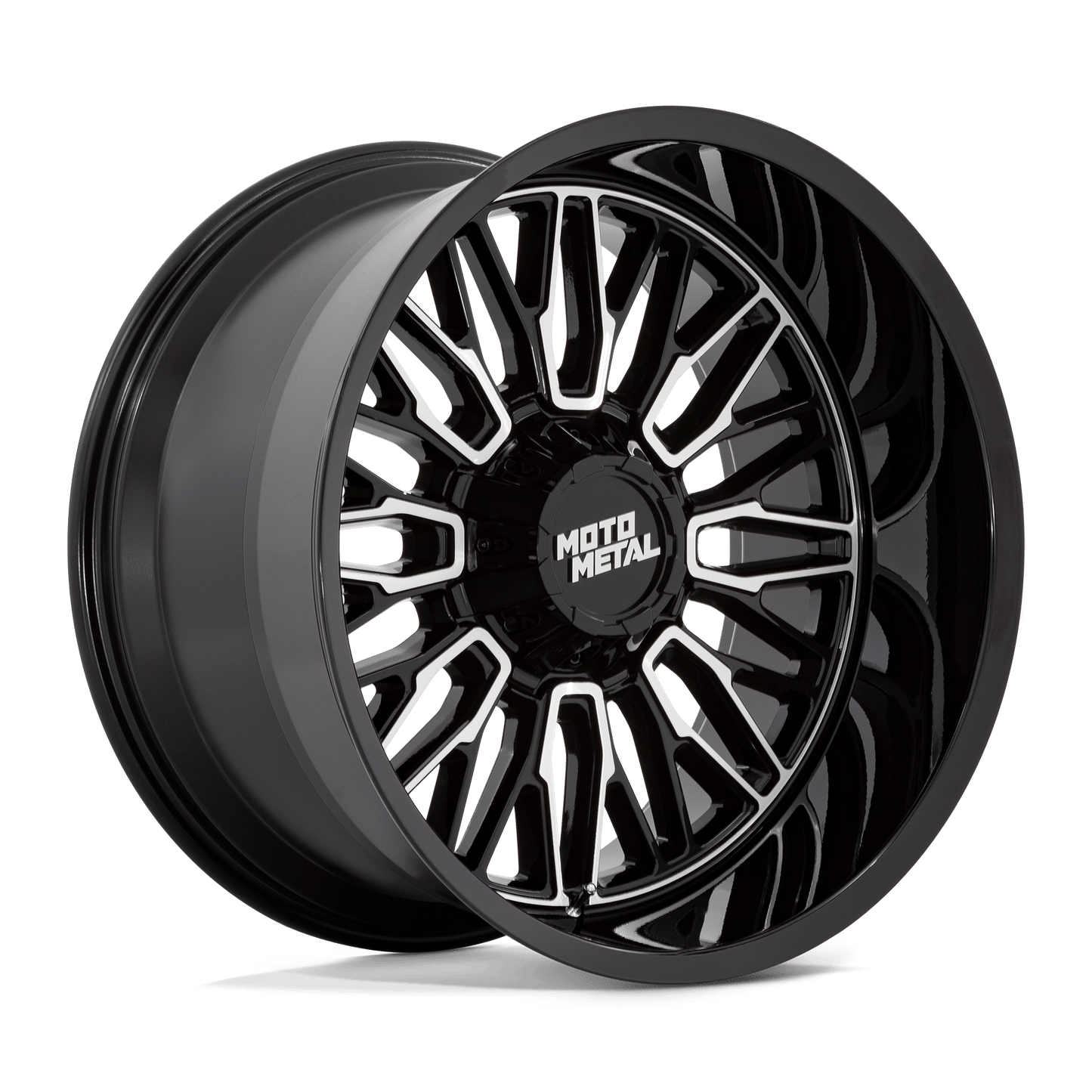MOTO METAL MO809 STINGER 22X12 -44 8X170/8X6.7 GLOSS BLACK MACHINED