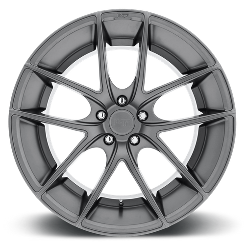 Niche 1PC M129 TARGA 19X8.5 35 5X120/5X4.72 MATTE GUN METAL
