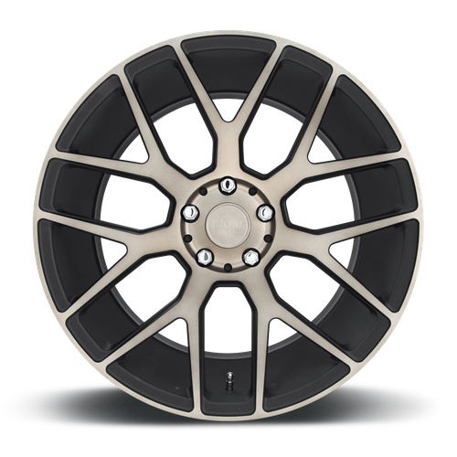 Niche 1PC M159 INTAKE 18X8 40 5X114.3/5X4.5 MATTE BLACK MACHINED RING