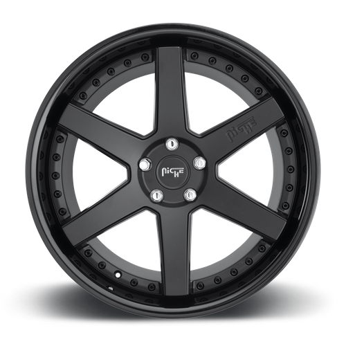 Niche 1PC M192 ALTAIR 24X10 30 6X139.7/6X5.5 GLOSS BLACK MATTE BLACK