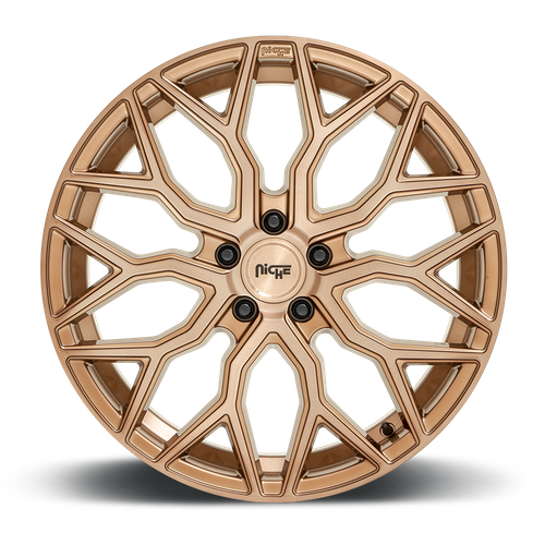 Niche 1PC M263 MAZZANTI 20X9 38 5X112/5X112 Bronze Brushed