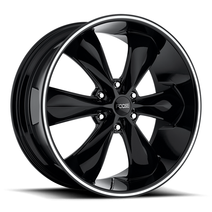 Foose 1PC F138 LEGEND SIX 22X9.5 35 6X139.7/6X5.5 GLOSS BLACK