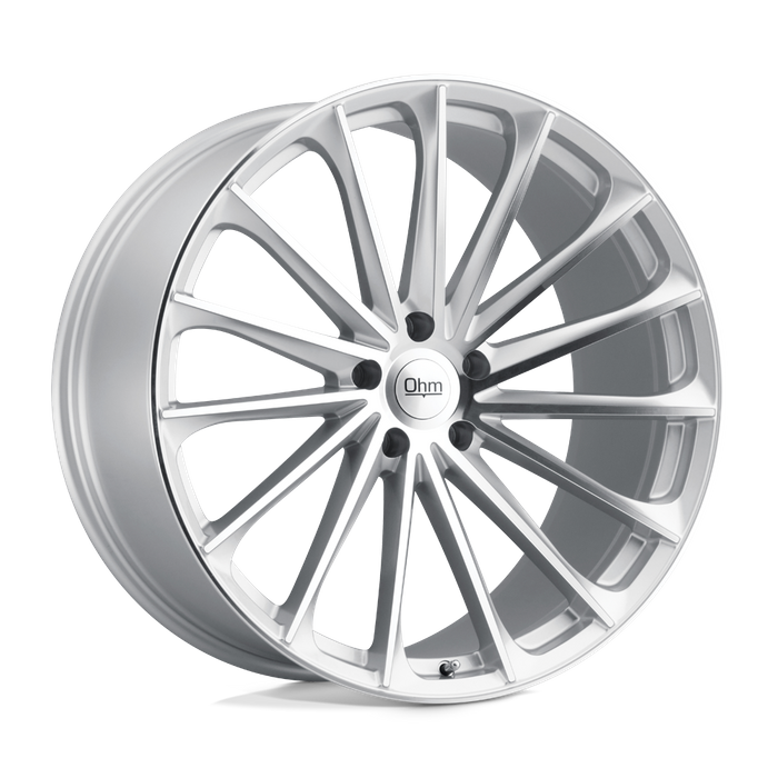 OHM PROTON 18X8.5 30 5X120/5X4.72 SILVER W/ MIRROR FACE