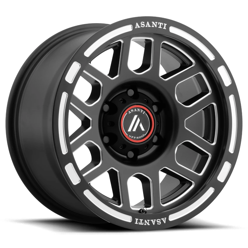 Asanti Off Road AB812 CLAYMORE 17X9 -12 5X127/5X5.0 Satin Black Milled