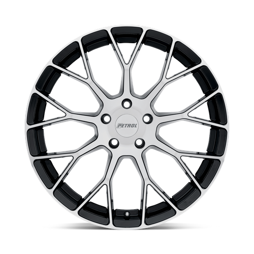 Petrol P2B 15X7 40 4X100 GLOSS BLACK W/ MACHINED FACE