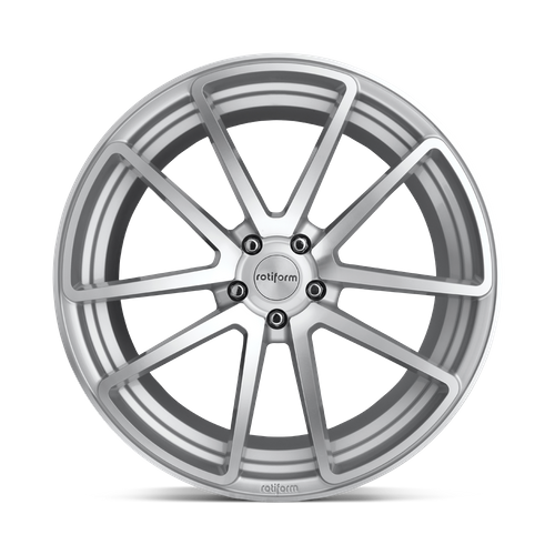 Rotiform 1PC R120 SPF 19X8.5 35 5X100/5X100 GLOSS SILVER MACHINED