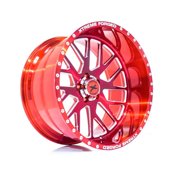 Xtreme Forged 003 22x12 6x135 Candy Red