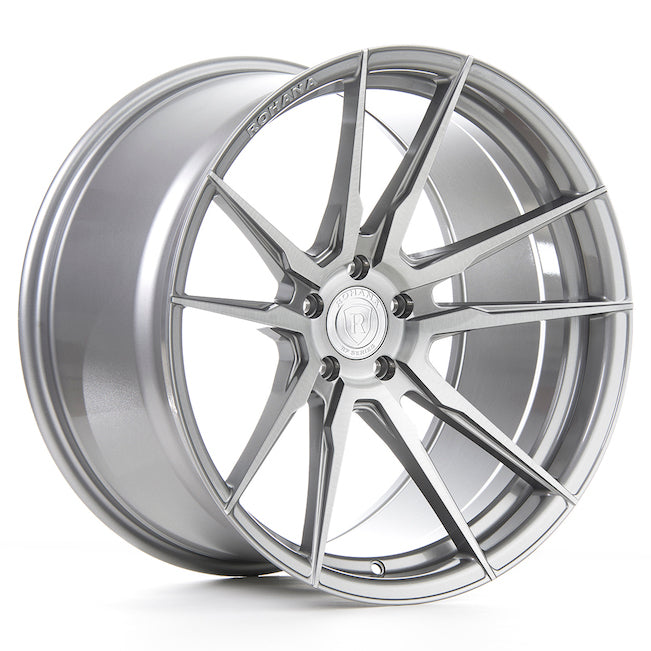 Rohana RFX2 Wheel, 22X9, 5-130, +42, Brushed Titanium - RFX22295130BT42